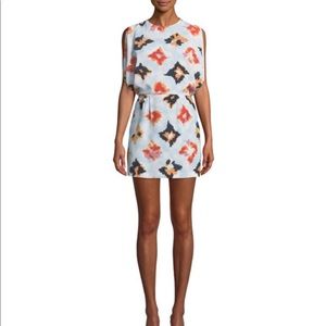 “Opening Ceremony” Diamond-Print Silk Dress